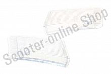 Стекла передних поворотников Suzuki Sepia CA1EA (EB) белые