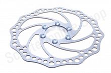 Диск тормозной   велосипедный   (mod:BL-019F, D-160мм, на 6 болтов)   "DS"