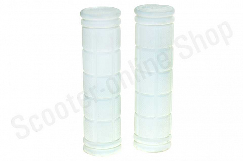 Ручки руля велосипедные   (белые)   "REKO" фото фотография изображение картинка