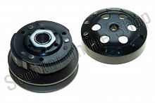 Сцепление в сборе   4T GY6 50, Honda DIO AF34   "JH"   (с барабаном, mod:B)