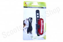 Фонарь задний JY-6055T (CREE + литиевый акб + USB)