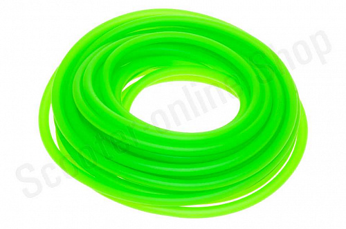 Шланг топлевный 10 метров силиконовый (зеленый) фото фотография изображение картинка