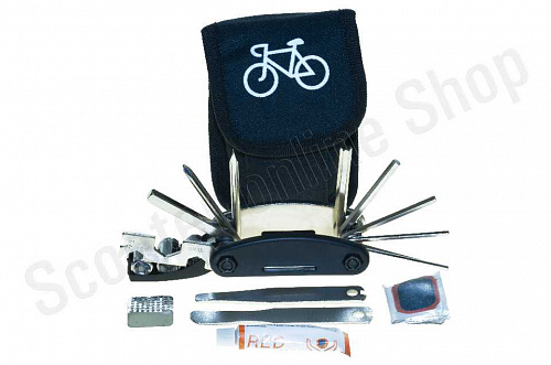 Набор инструмента велосипедный (прямоугольные латки, клей, монтажки 2 шт) фото фотография изображение картинка