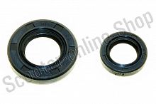 Сальники коленвала Suzuki LET'S  (17*27*6, 22*40*6)   "HND" комплект 2шт