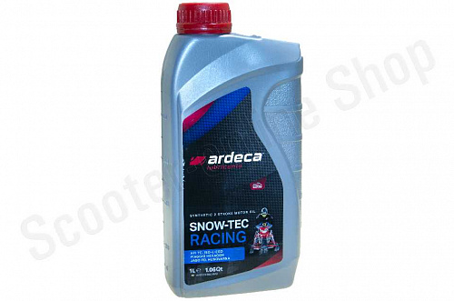 Масло моторное  Ardeca SNOW-TEC 2T RACING,1л. фото фотография изображение картинка