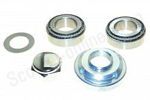 Подшипники руля TTR125 TTR250a  (S30хM22х1мм), гайка корончатая (М22х1.0мм), шайба (d22х36X1мм) комп