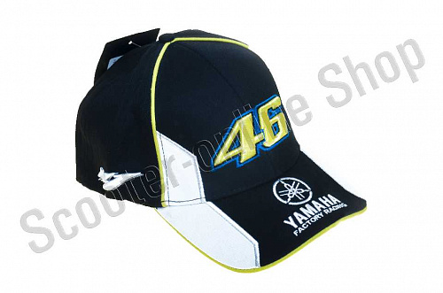 Кепка бейсболка Бейсболка 46 Yamaha черно-белая фото фотография Кепка бейсболка Бейсболка 46 Yamaha черно-белая фото фотография