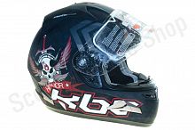 Шлем интеграл KBC Force RR Streight Honor Matt Black L(60) 
