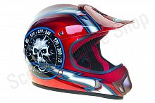 Шлем детский кроссовый FALCON XZС03 разм M красный