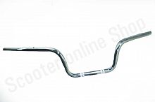 Руль YBR125 стальной хром d-22  L-690