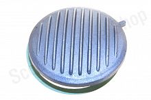 Крышка головки цилиндра  YX140  боковая круглая рифленая с уплотнительным кольцом 
