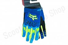 Перчатки Fox Dirtpaw race glove Blue/Yellow XXL