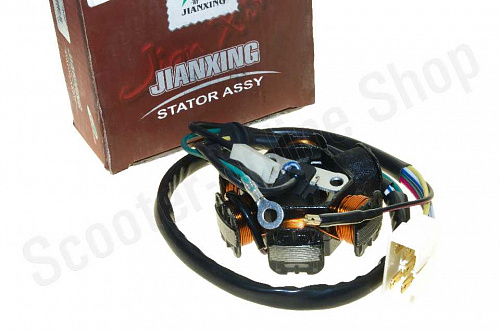 Статор генератора   Honda DIO   (5+1 катушек)   "JIANXING" фото фотография изображение картинка