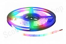 Светодиодная лента 60 LED3528, 12В, 5м, RGB миг, IP65