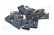 Скоба крепления пластика металл  10шт 