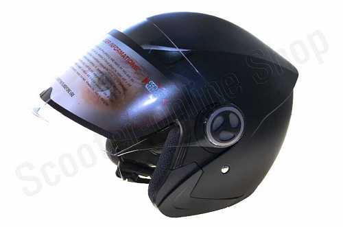 Шлем открытый Шлем мото открытый HIZER 219 (S) #2 matte-black фото фотография 