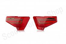 Пластик боковой Alpha красный комплект