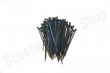 Хомут пластик 2,5*100 100мм черные упак.100шт