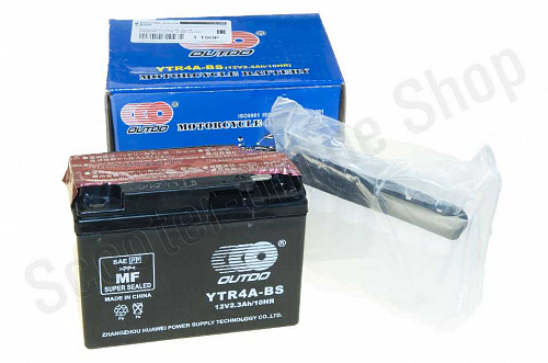 Аккумулятор 12V 2,3А  Honda 114x48x85 mod:YTR  4A-BS  OUTDO фото фотография изображение картинка