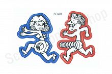 Наклейки  BOY&GIRL  14х10см