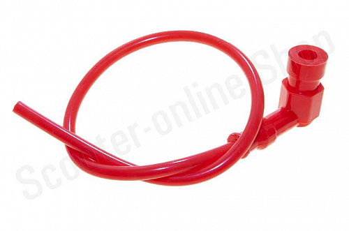 Провод высоковольтный силиконовый (красный) фото фотография изображение картинка