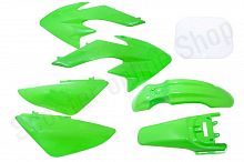 Пластик питбайк CRF50  зеленый  комплект