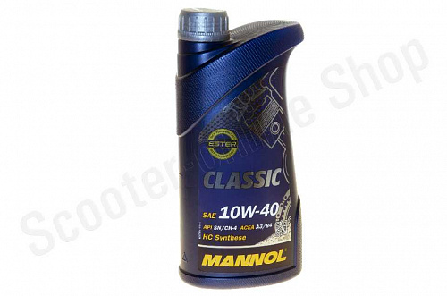 7501 Масло моторное Mannol CLASSIC 10W-40 1л. п/синт. фото фотография изображение картинка