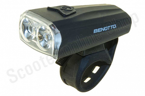 Фара  велосипедная (аккумуляторная, JY-7014)   BENOTTO   "KL" фото фотография изображение картинка