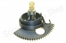 Вал кикстартера в сборе (пружина, втулка) Yamaha BWS 100