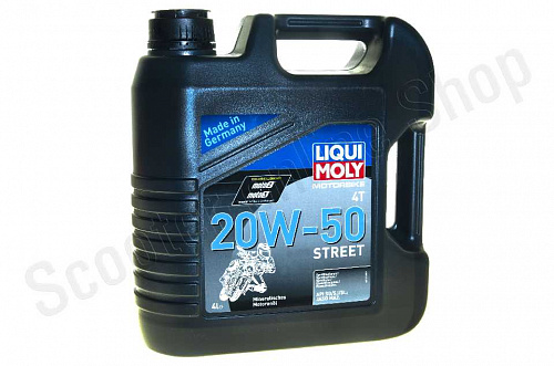 1696 Масло моторное LiquiMoly Racing 4T 20W-50 SG/SJ/SL минеральное 4л фото фотография изображение картинка