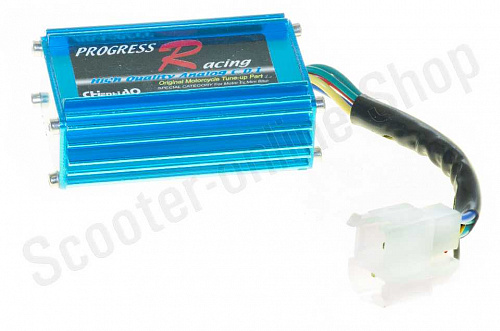 Коммутатор тюнинг Honda Dio AF28 "PROGRESS RACING" двойной разъем фото фотография изображение картинка Коммутатор тюнинг Honda Dio AF28 "PROGRESS RACING" двойной разъем фото фотография изображение картинка