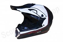 Шлем кроссовый #126  черный матовый (M)