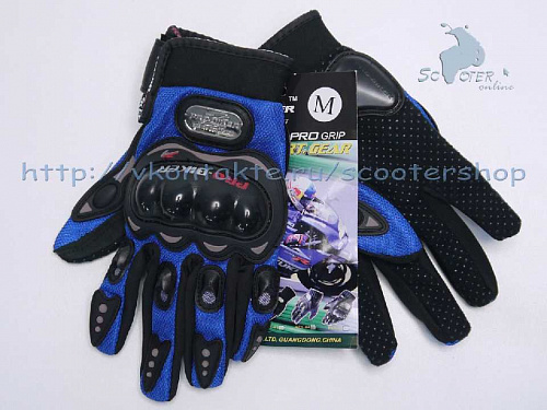 Мотоперчатки перчатки мото Перчатки MCS-01 blue M фото фотография 