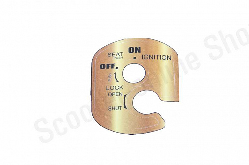Наклейка замка зажигания  DIO AF62/68  (золото)  "SALO" фото фотография изображение картинка