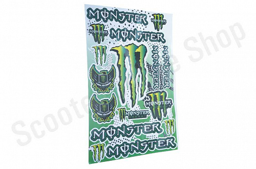 Наклейки набор D6030 Monster #2 фото фотография изображение картинка