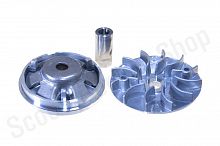 Вариатор  в сборе 1P57QMJ-2D (150cc, вариатор, задн. ход)