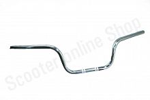 Руль  CG125  стальной  хром d--22 L-700