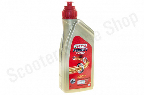Масло моторное Castrol Power 1 Scooter 5W-40 1l фото фотография изображение картинка