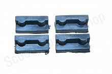 Набор резиновых деталей бардачка Alpha  (3шт. прямоугольных)