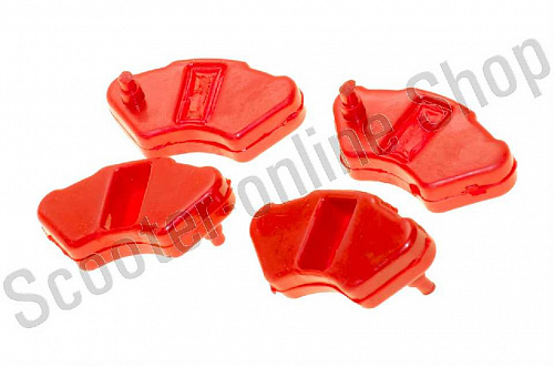 Резинка демпферная   Suzuki AX100   "MZK"   (красная, эластичная) фото фотография изображение картинка