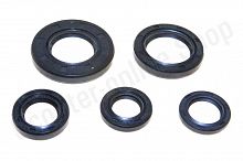 Сальники  двигателя  Suzuki AD50  (15*25*5, 17*25*4, 17*27*6, 24*43*6, 25*37*6)   "HND"  комплект