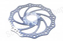 Диск тормозной   вело   d-160,  6 болтов  mod:BL-028  "DS"