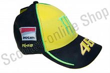 Кепка бейсболка Бейсболка   "46 VALENTINO ROSSI AND MONSTER ENERGY" черная, 100% хлопок mod:1