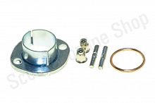 Фланец крепления глушителя   4T CB/CG 125-250   (хром)   "JS"