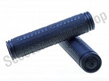 Грипсы VELO, Резина, 130мм, Без фланцев, черные OLI