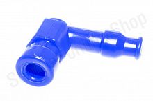 Колпачок свечной 4T  (90°) силиконовый (синий)