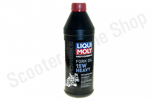 2717 Масло в вилку LiquiMoly Motorbike Fork Oil Heavy 15W синтетическое 1л фото фотография изображение картинка