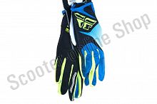 Перчатки FLY RACING LITE синие/черные/Hi-Vis желтые (2017)  9"