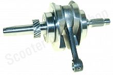 Коленвал в сборе  CG250  166FMM 166FMM160 p-15 шатун-145мм 