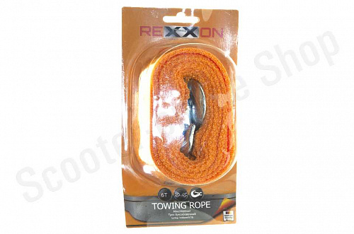 Трос буксировочный в блистере с двумя крюками 3,5 т длина 4м REXXON Трос буксировочный в блистере с двумя крюками 3,5 т длина 4м REXXON